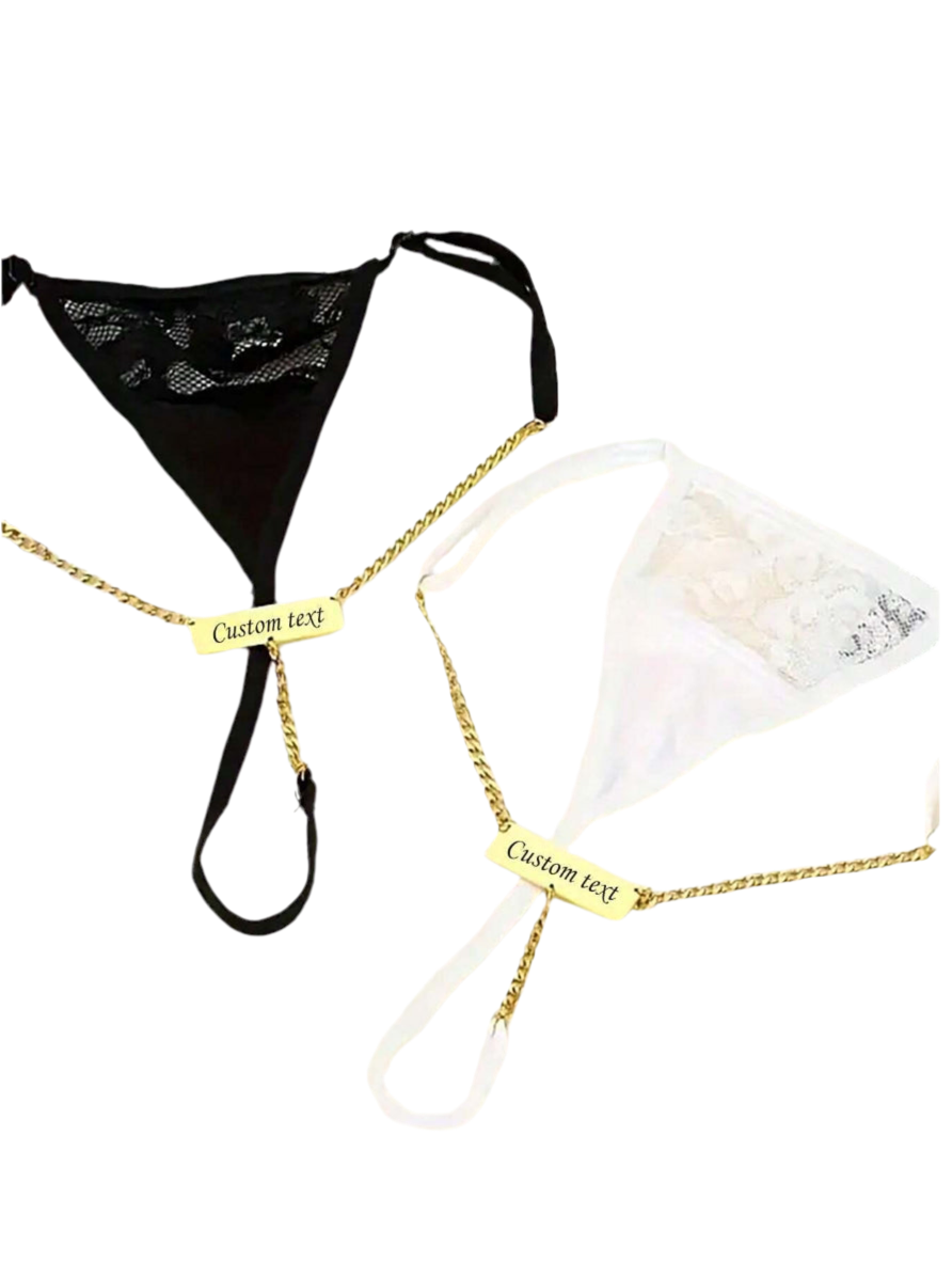 Custom Name Thong