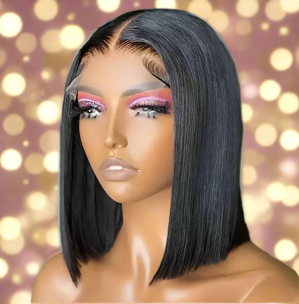 Black short bob 13 x 6 – SPARKYLEE