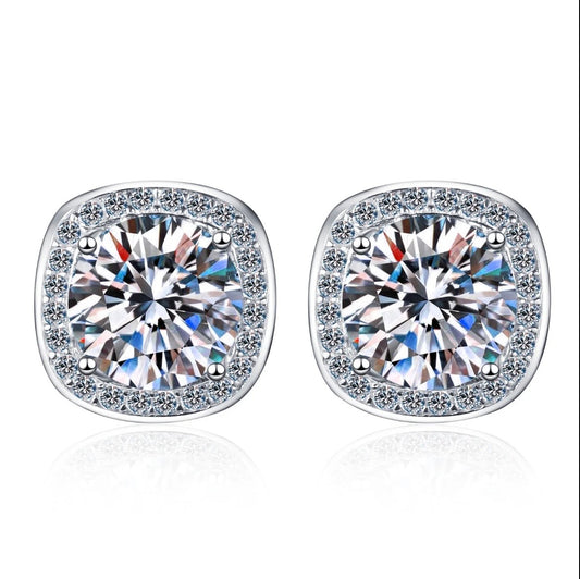 Moissanite 2Ct Earrings
