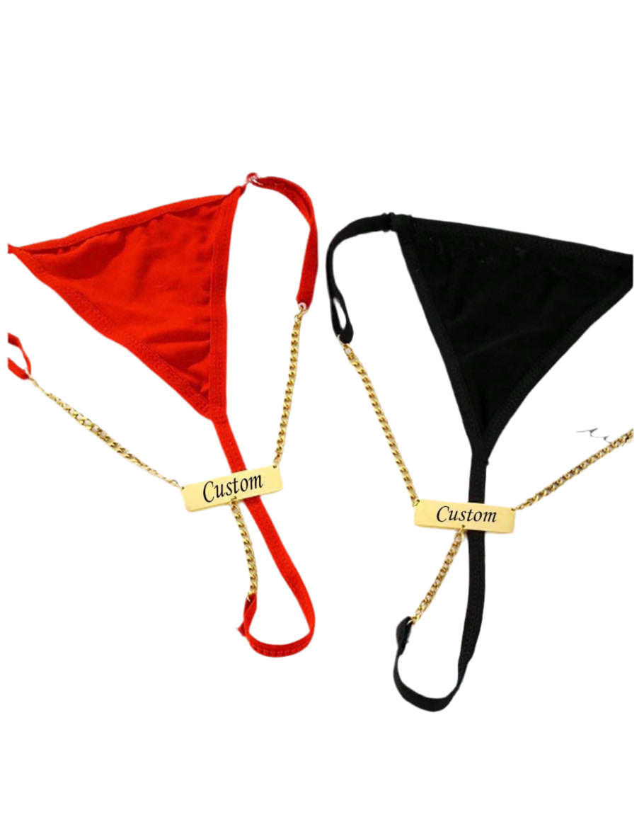 Custom Name Thong