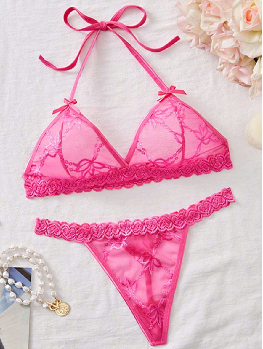 Custom Red lace Lingerie