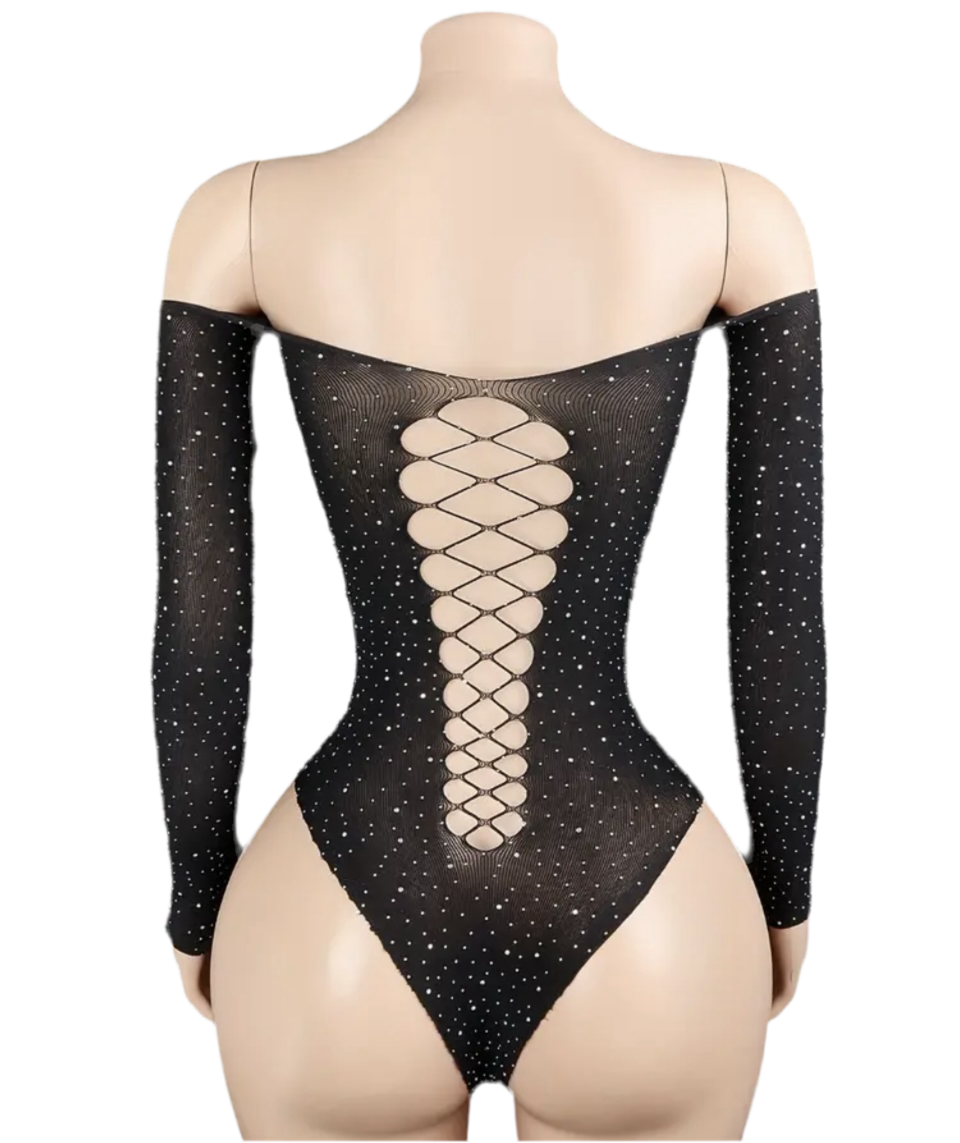 Sparkylee black one piece