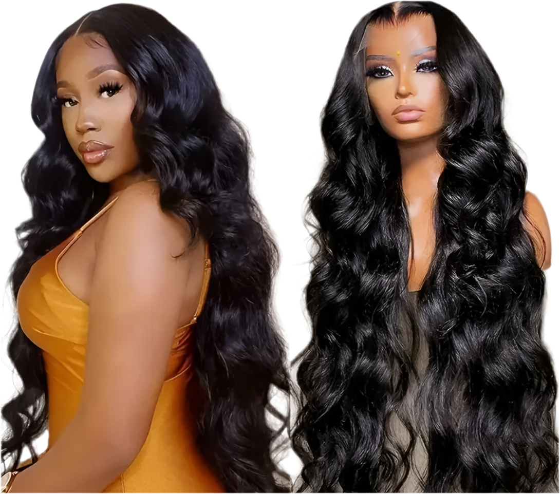 Black beach waves Lace 13 x 6