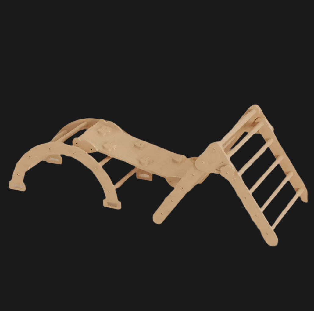 Kids climbing gym : 5 in 1 Pikler Triangle set